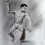 Drawing Master Copy of an Academic Drawing by Leonid Steele 17 x 14 Graphite on Vellum Paper