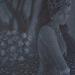 Moon Lit 10 x 7.5 Acrylic on Illustration Board