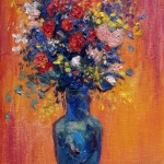 Birthday Bouquet 7 x 5 Oil on Canvas Board