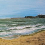 Capistrano Beach Plein Air 11 x 14 Acrylic on Canvas